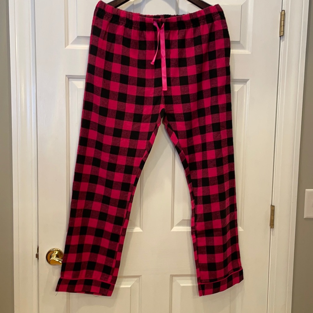 New! Bottoms Up Gal flannel PJ bottoms plaid